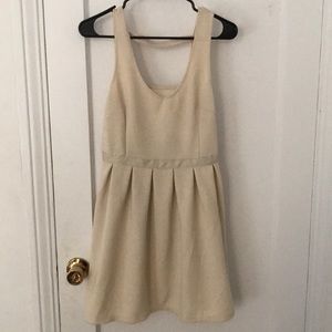 American Eagle cream colored sleeveless dress